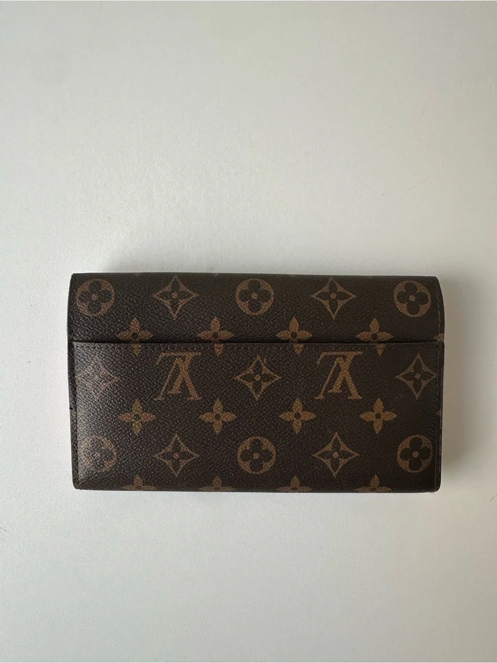 Louis Vuitton Sarah Envelope Wallet - Brown and Red
